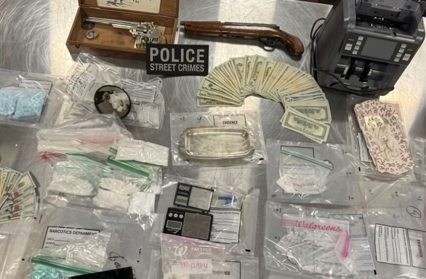 Masivo decomiso de armas y drogas tras cateo en Mesa