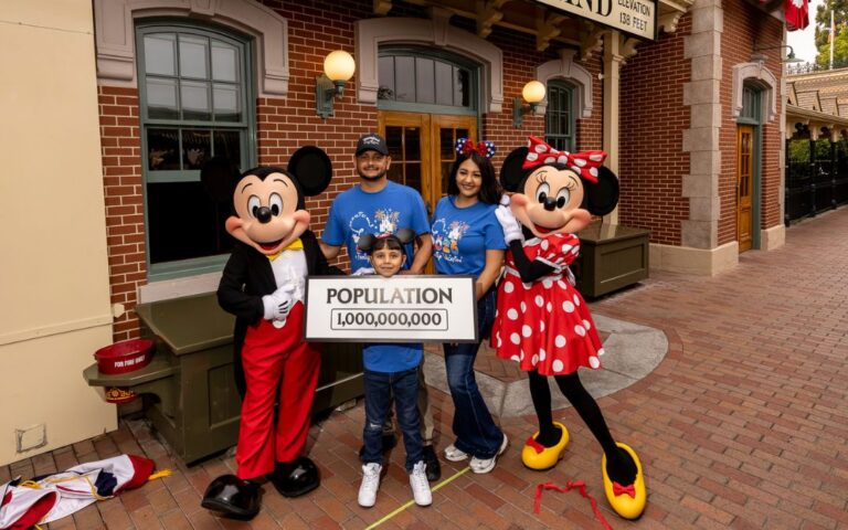 Disneyland recibe a su visitante mil millones: Una familia de Arizona
