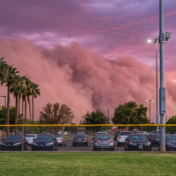 Llega el monzón: Phoenix registra su primera lluvia