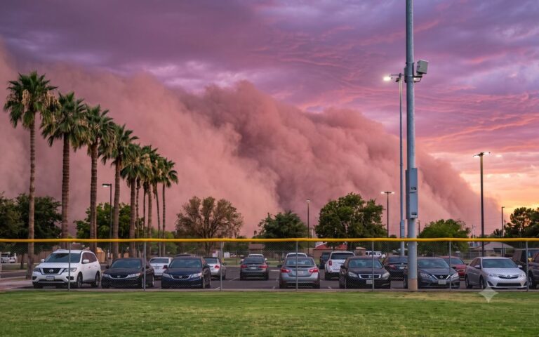 Llega el monzón: Phoenix registra su primera lluvia