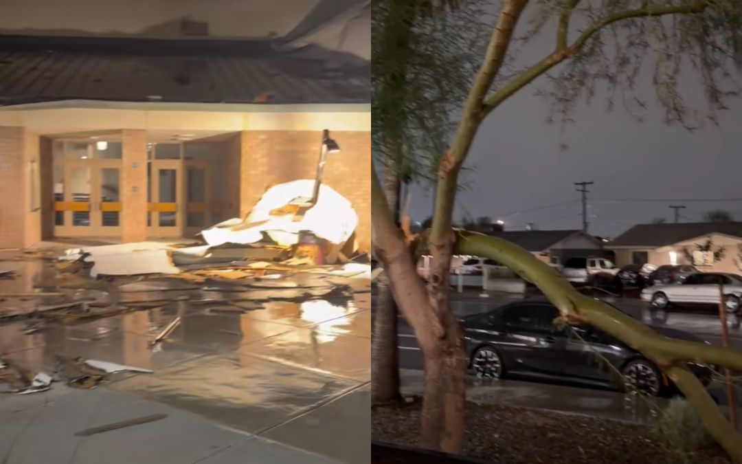 Monzón azota Phoenix: Vientos de 65 mph y daños en Tempe
