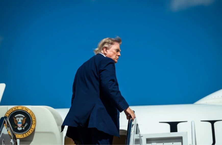 Ocultan a Trump en camión de comida para huir de amenaza de Irán