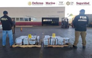 Golpe al narco: aseguran 340 kilos de droga en Tijuana y SLRC