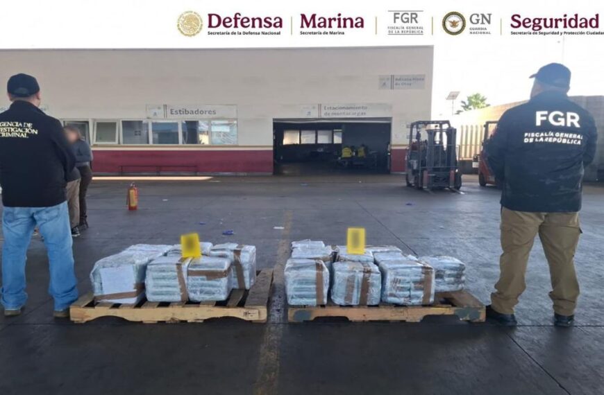 Golpe al narco: aseguran 340 kilos de droga en Tijuana y SLRC