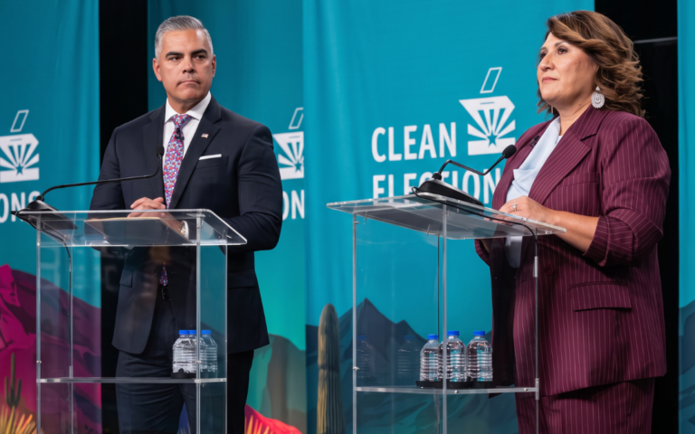 Debaten JoAnna Mendoza y Juan Ciscomani
