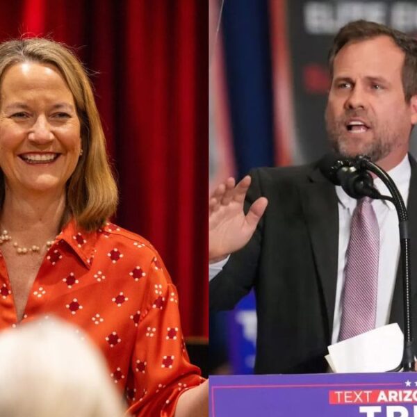 Mayes y Petersen chocan en debate por Fiscalía de Arizona