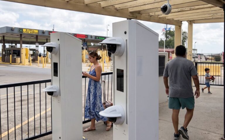 CBP prueba reconocimiento facial en salida hacia México