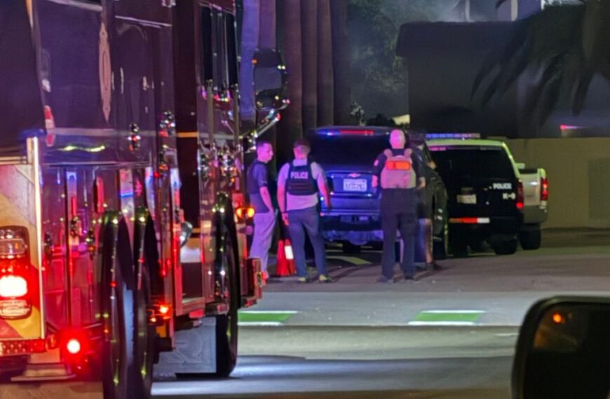 Policía somete a hombre armado con un rifle en Chandler
