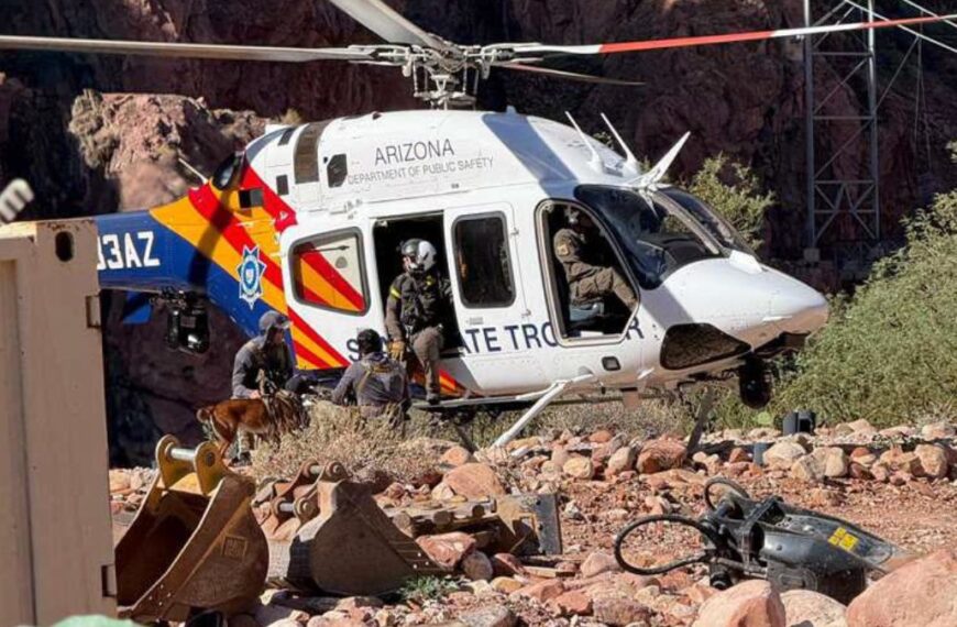 Continúan operativos de rescate en el Gran Cañón tras inundaciones