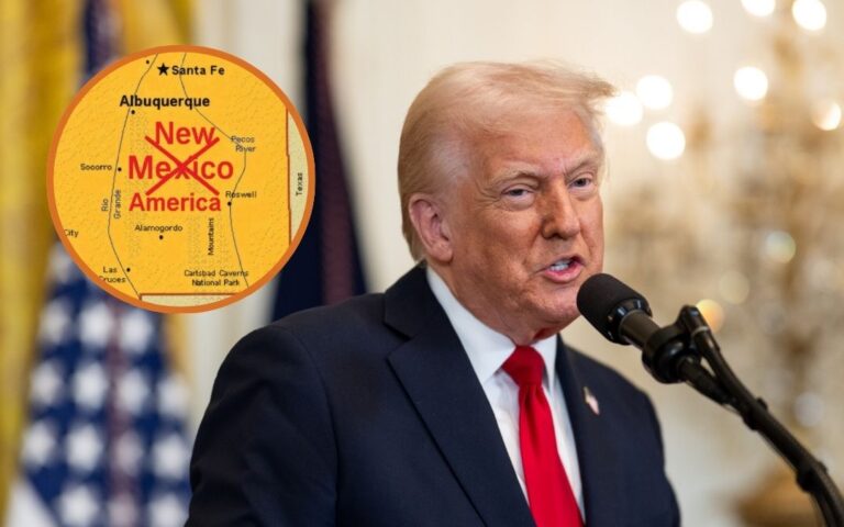 Trump sugiere llamar ‘New America’ a Nuevo México