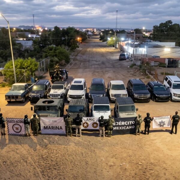 Recuperan en Puerto Peñasco 37 autos robados de Arizona