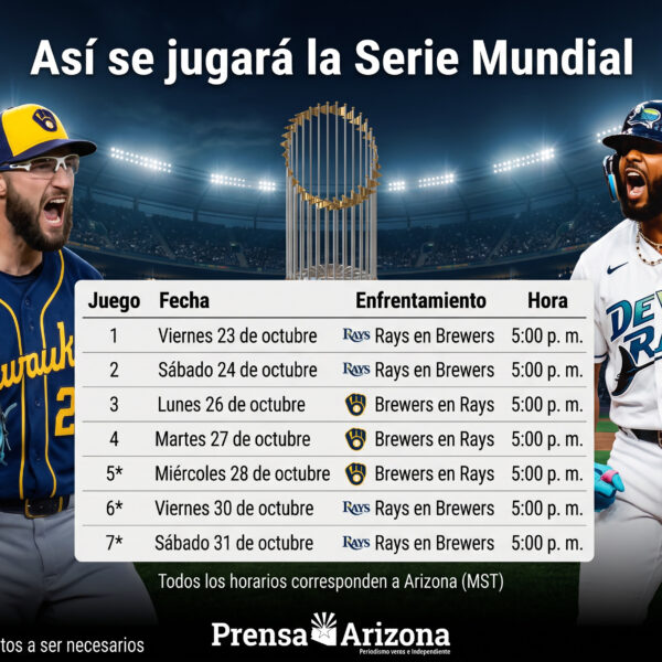 Serie Mundial: Brewers vs Rays por un Campeón Inédito