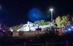 Cae helicóptero militar en estacionamiento de Lake Havasu