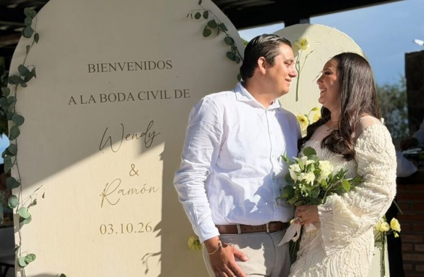 Wendy Avalos y Ramón Osuna celebran emotiva ceremonia civil