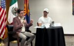 Daniel Suárez, piloto de NASCAR, inspira a jóvenes en Phoenix