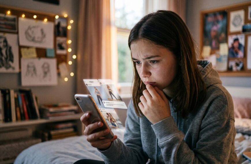 Niños con teléfono inteligente y trastornos alimentarios